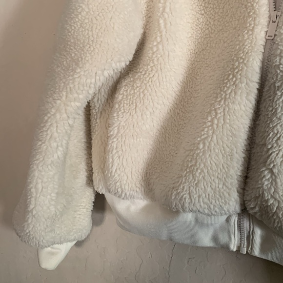 Babaton Aritzia Antic Sherpa Bomber Jacket Size Medium - Picture 3 of 8